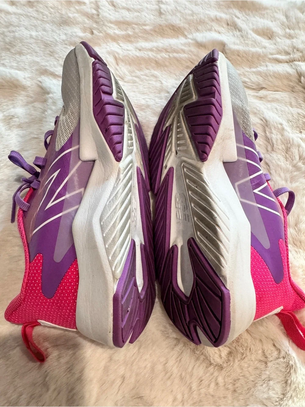 New Balance Girl’s Size 3 Purple & Pink Athletic Running Sneakers